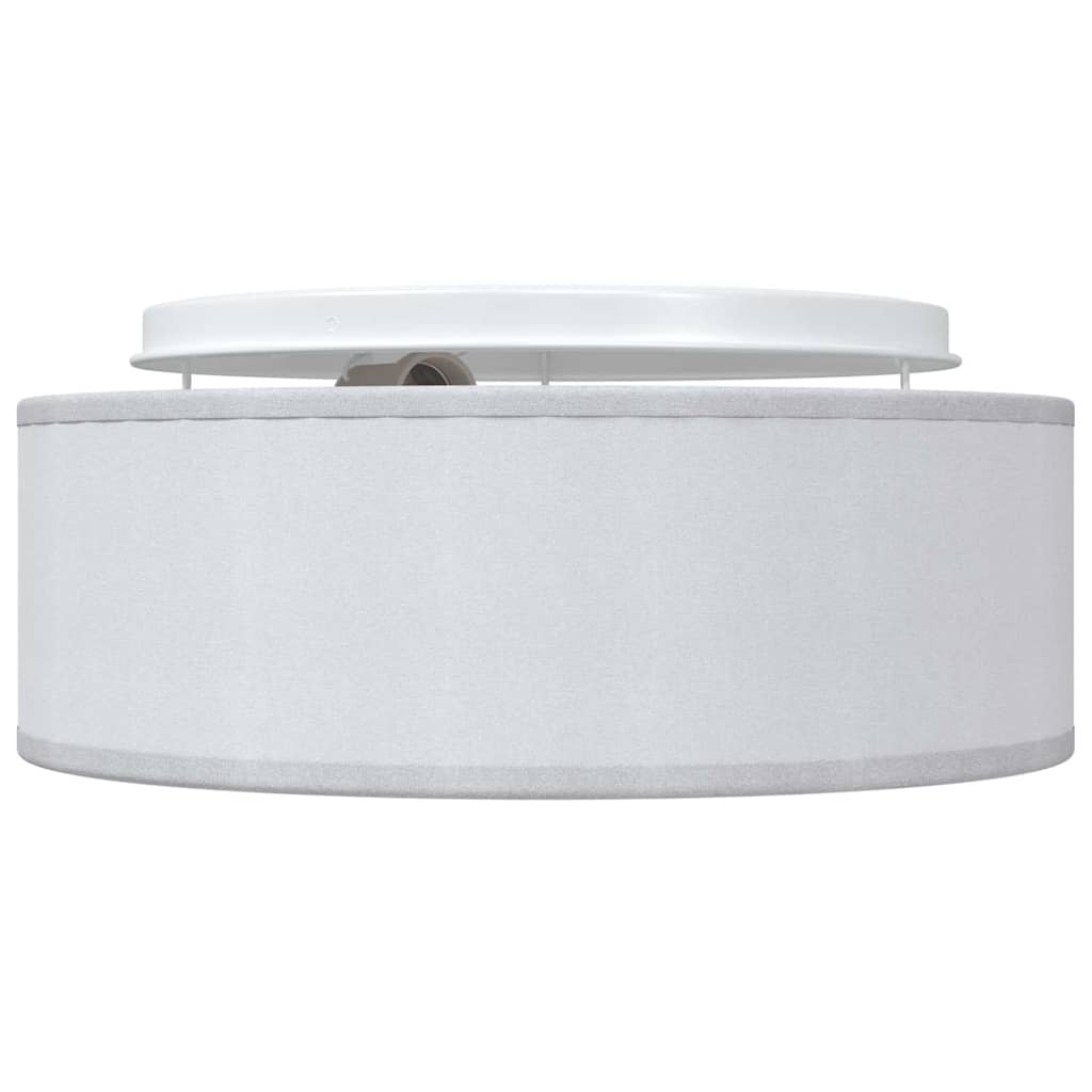 Lampada da soffitto Grigio 30 x 13.5 cm Tessuto