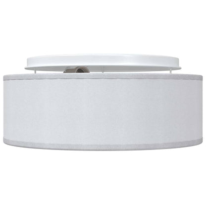 Lampada da soffitto Grigio 30 x 13.5 cm Tessuto