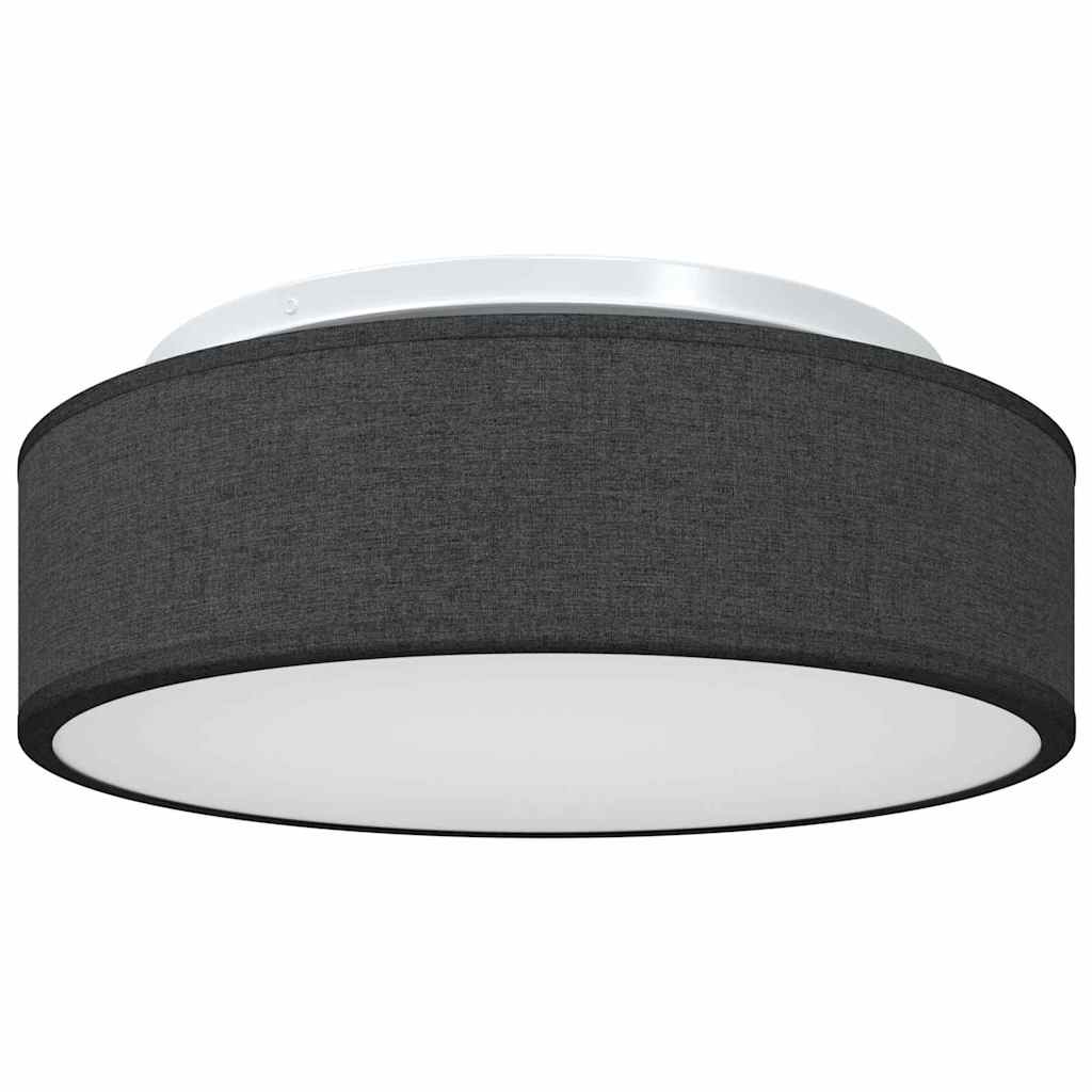 Lampada da soffitto Nero 38 x 13.5 cm Tessuto