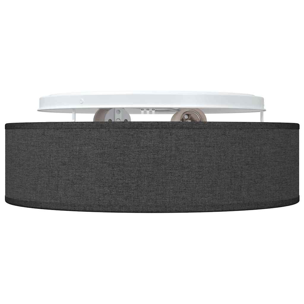 Lampada da soffitto Nero 38 x 13.5 cm Tessuto