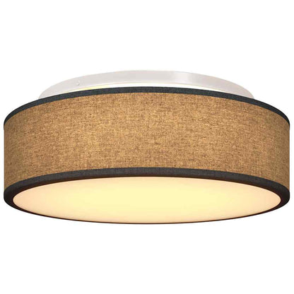 Lampada da soffitto Nero 38 x 38 x 13,5 cm Tessuto | homemem39