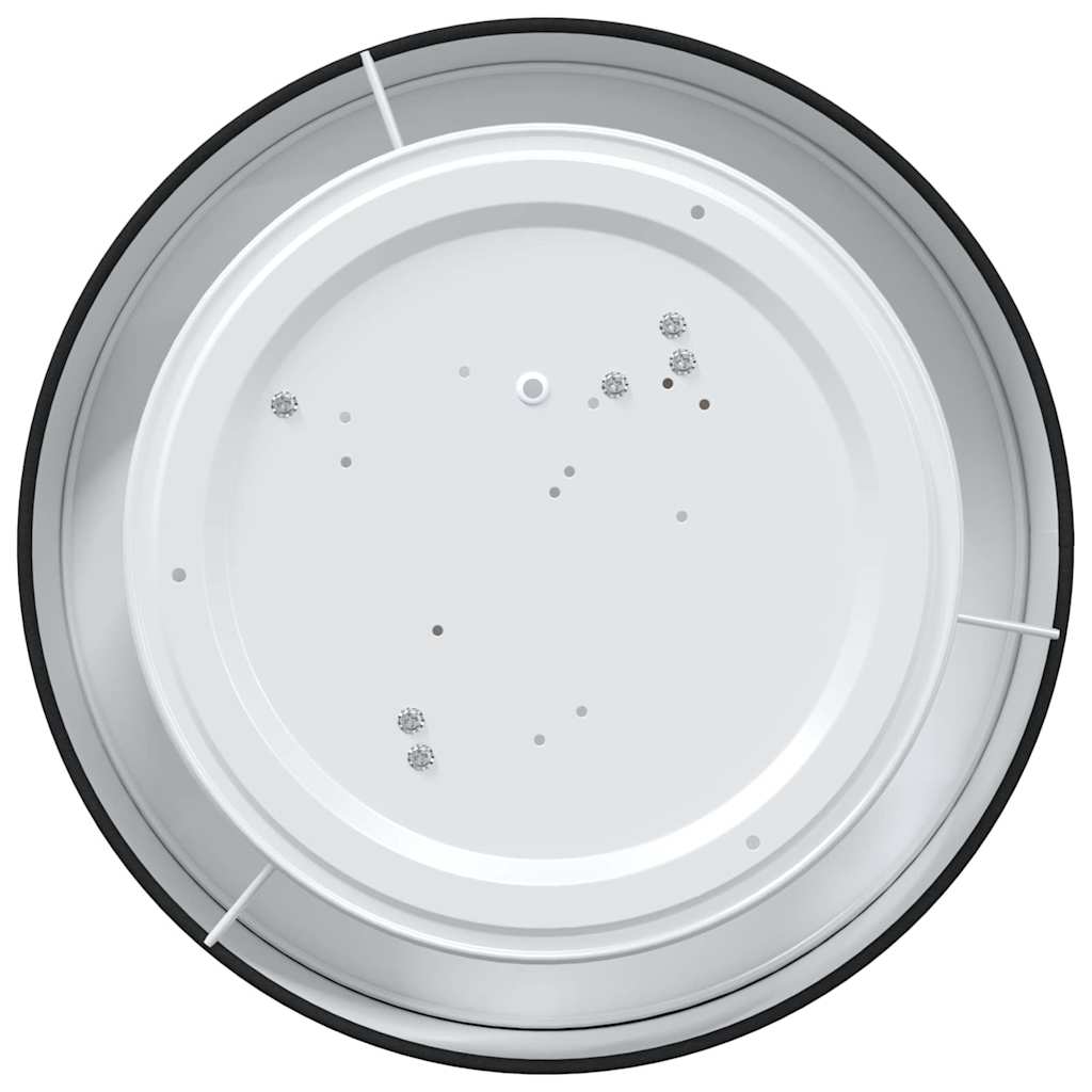 Lampada da soffitto Nero 38 x 13.5 cm Tessuto