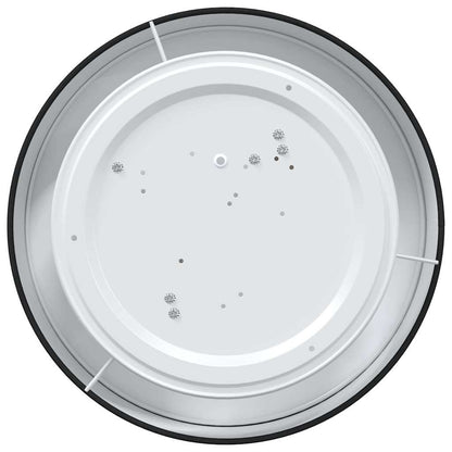 Lampada da soffitto Nero 38 x 13.5 cm Tessuto