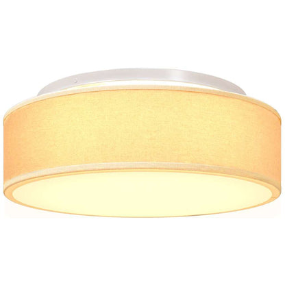 Lampada da soffitto Bianco 38 x 13.5 cm Tessuto