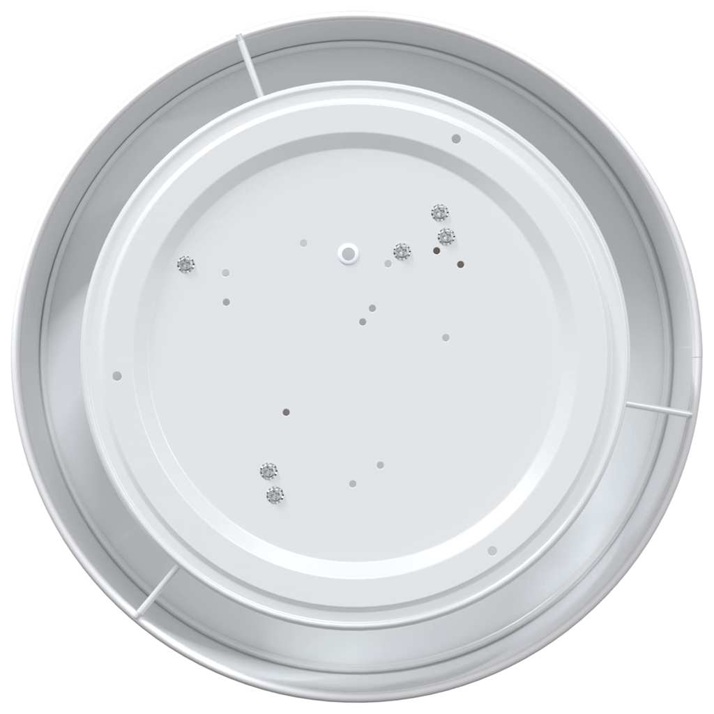 Lampada da soffitto Bianco 38 x 13.5 cm Tessuto