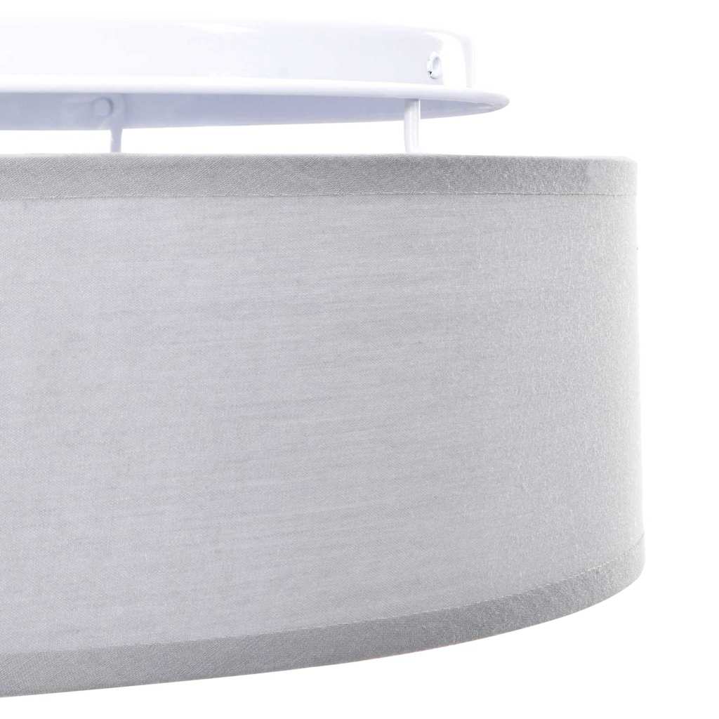 Lampada da soffitto Grigio 38 x 13.5 cm Tessuto