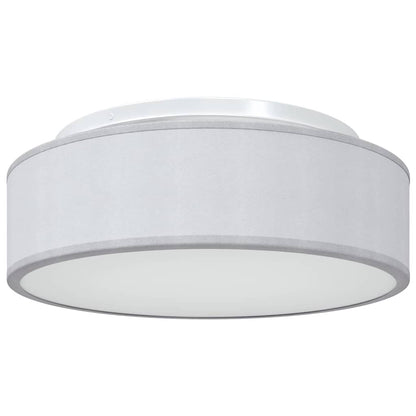 Lampada da soffitto Grigio 38 x 13.5 cm Tessuto