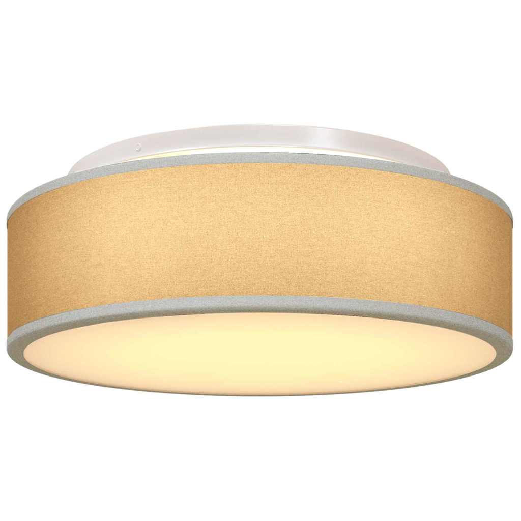 Lampada da soffitto Grigio 38 x 13.5 cm Tessuto
