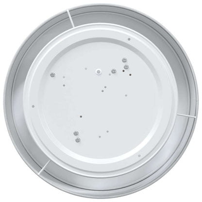 Lampada da soffitto Grigio 38 x 13.5 cm Tessuto