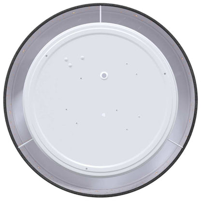 Lampada da soffitto Nero 30 x 13.5 cm Tessuto