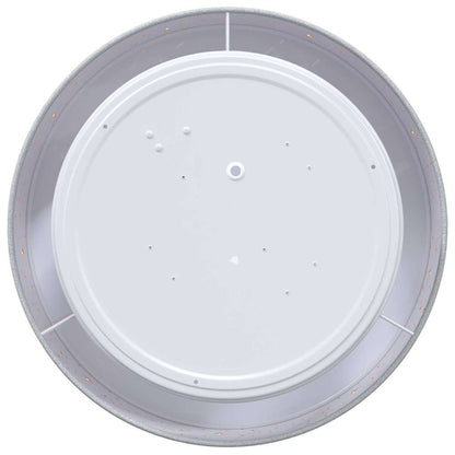 Lampada da soffitto Grigio 30 x 13.5 cm Tessuto