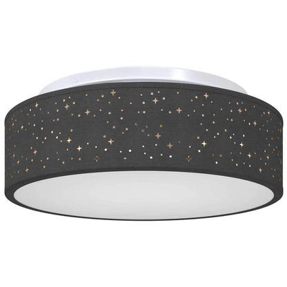 Lampada da soffitto Nero 38 x 13.5 cm Tessuto