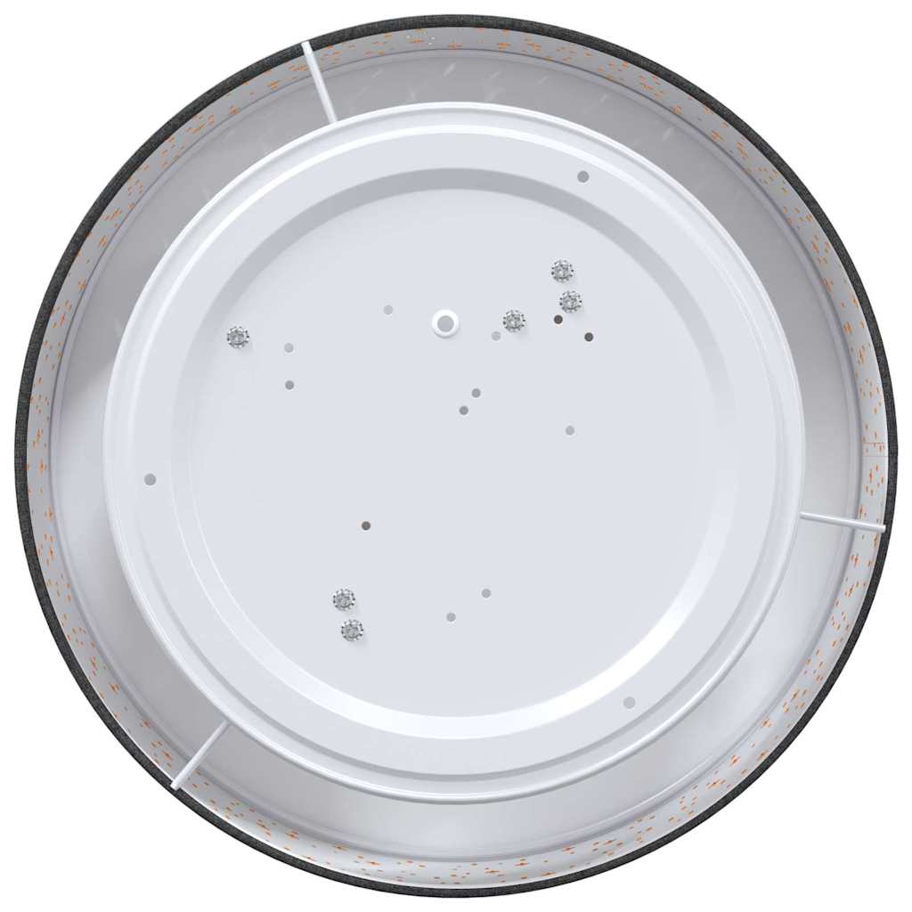 Lampada da soffitto Nero 38 x 13.5 cm Tessuto