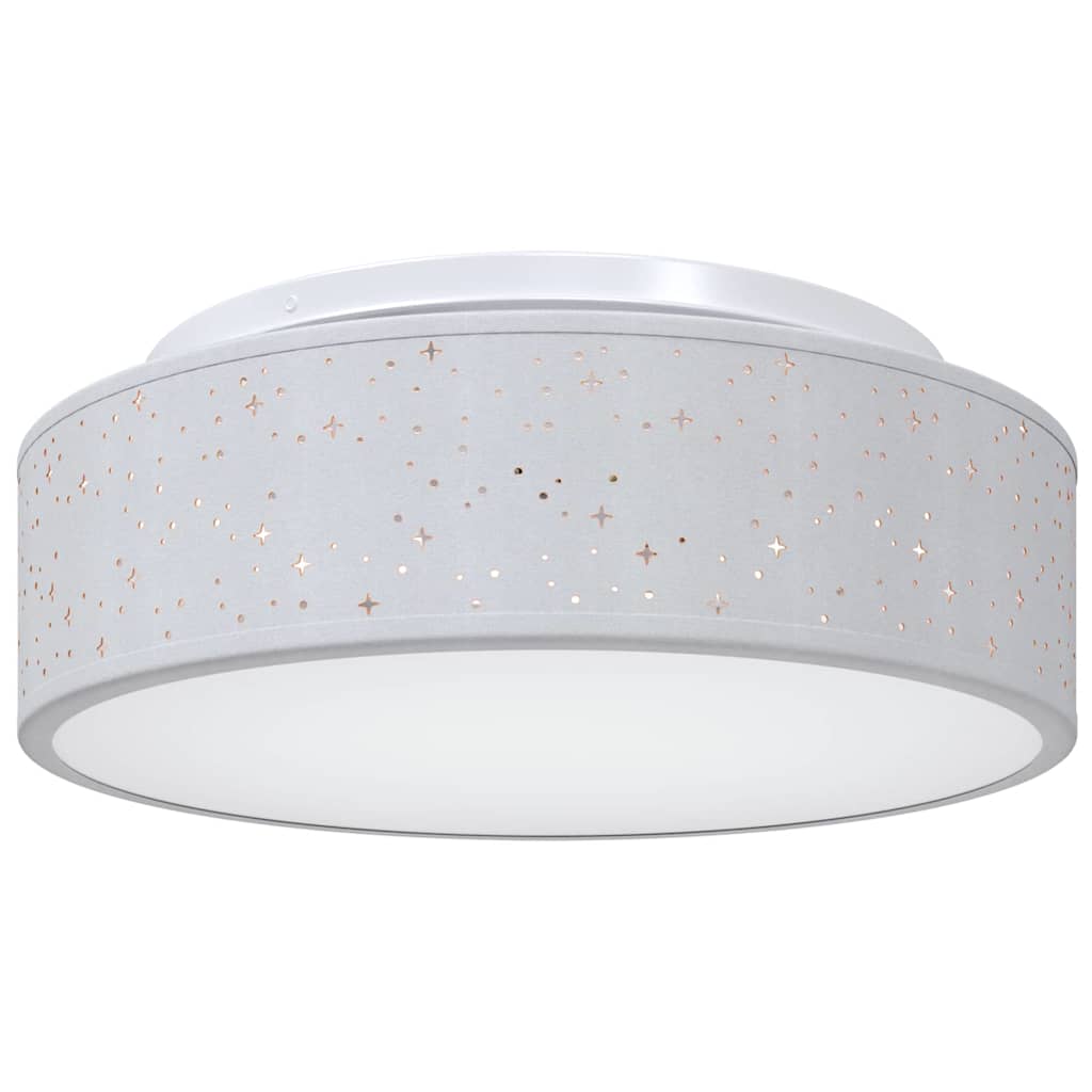 Lampada da soffitto Grigio 38 x 13.5 cm Tessuto