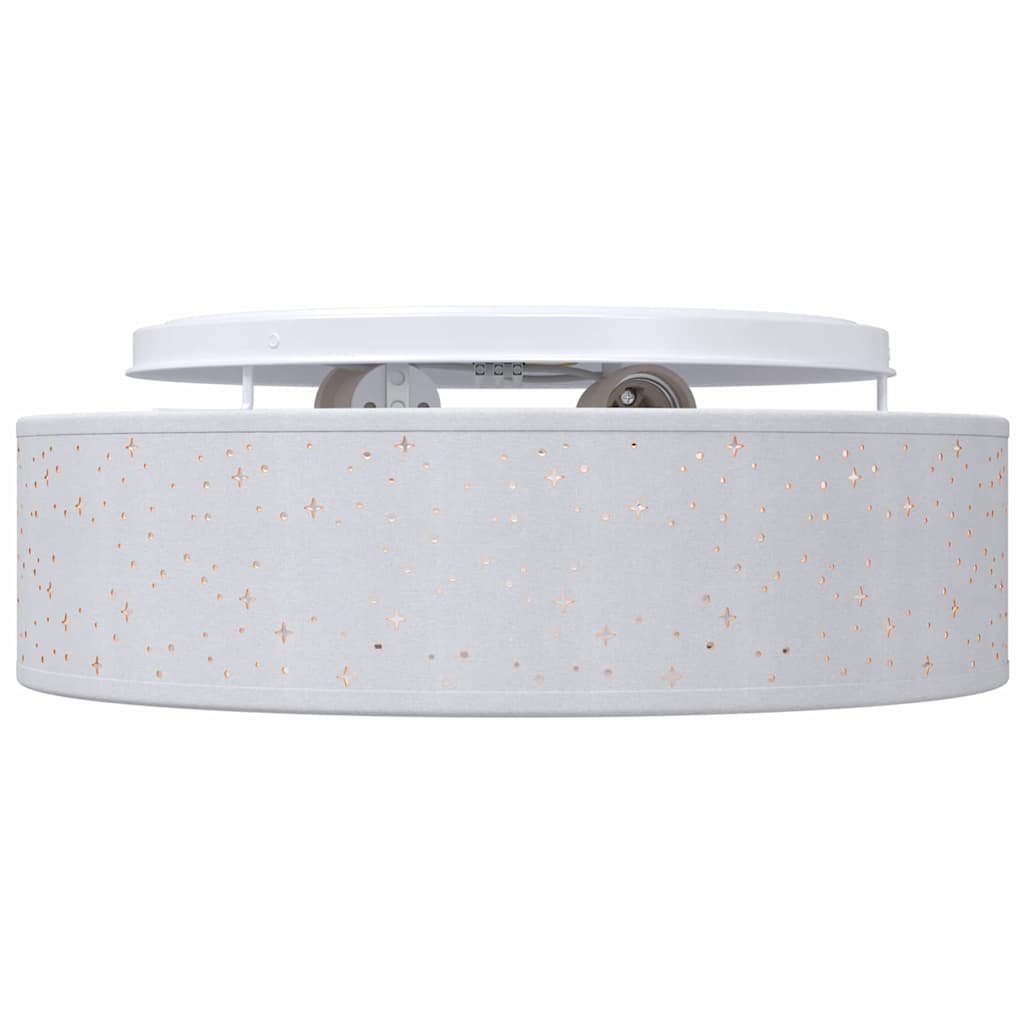 Lampada da soffitto Grigio 38 x 13.5 cm Tessuto