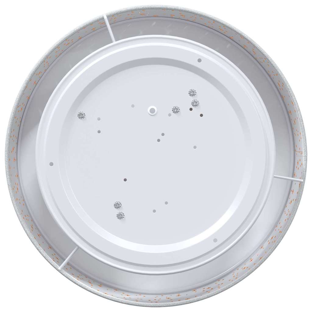 Lampada da soffitto Grigio 38 x 13.5 cm Tessuto