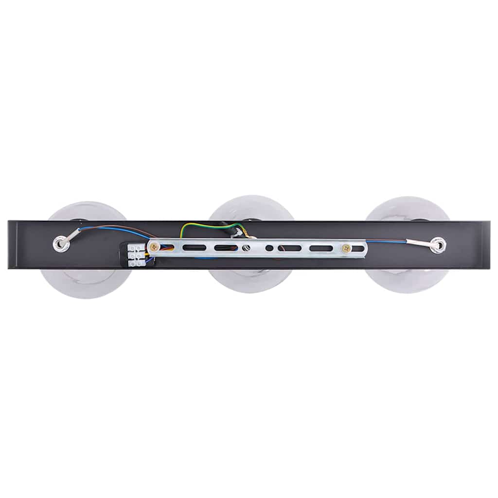 Faretto da soffitto Nero 54 x 13 x 26 cm Vetro e metallo