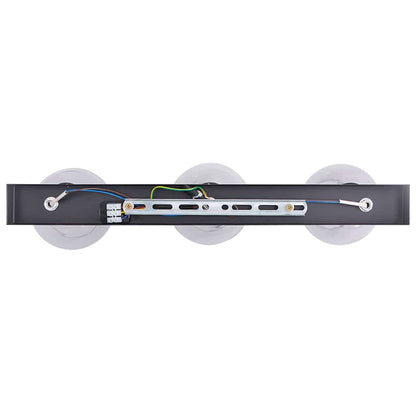 Faretto da soffitto Nero 54 x 13 x 26 cm Vetro e metallo