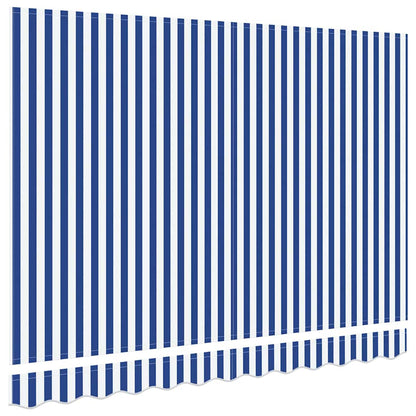 Telo di ricambio per tenda da sole Blu e Bianco 2,5 x 2 m