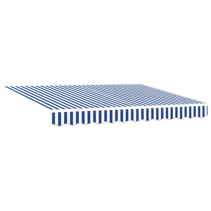 Telo di ricambio per tenda da sole Blu e Bianco 3,5 x 2 m