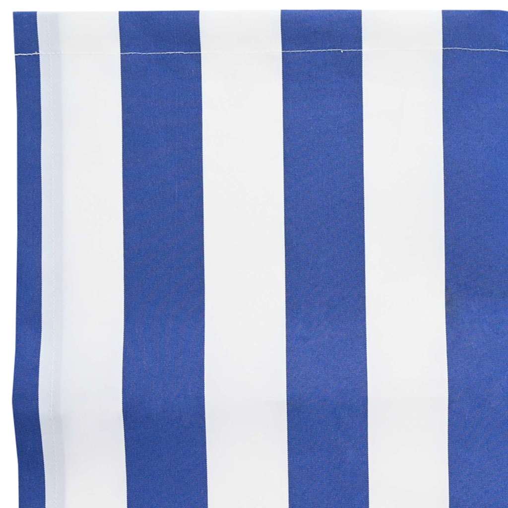 Telo di ricambio per tenda da sole Blu e Bianco 4 x 2 m