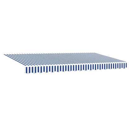 Telo di ricambio per tenda da sole Blu e Bianco 4 x 2 m