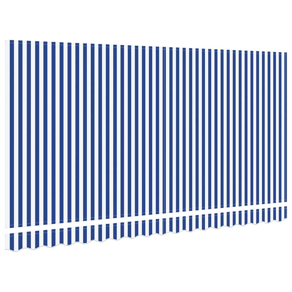Telo di ricambio per tenda da sole Blu e Bianco 4 x 2 m