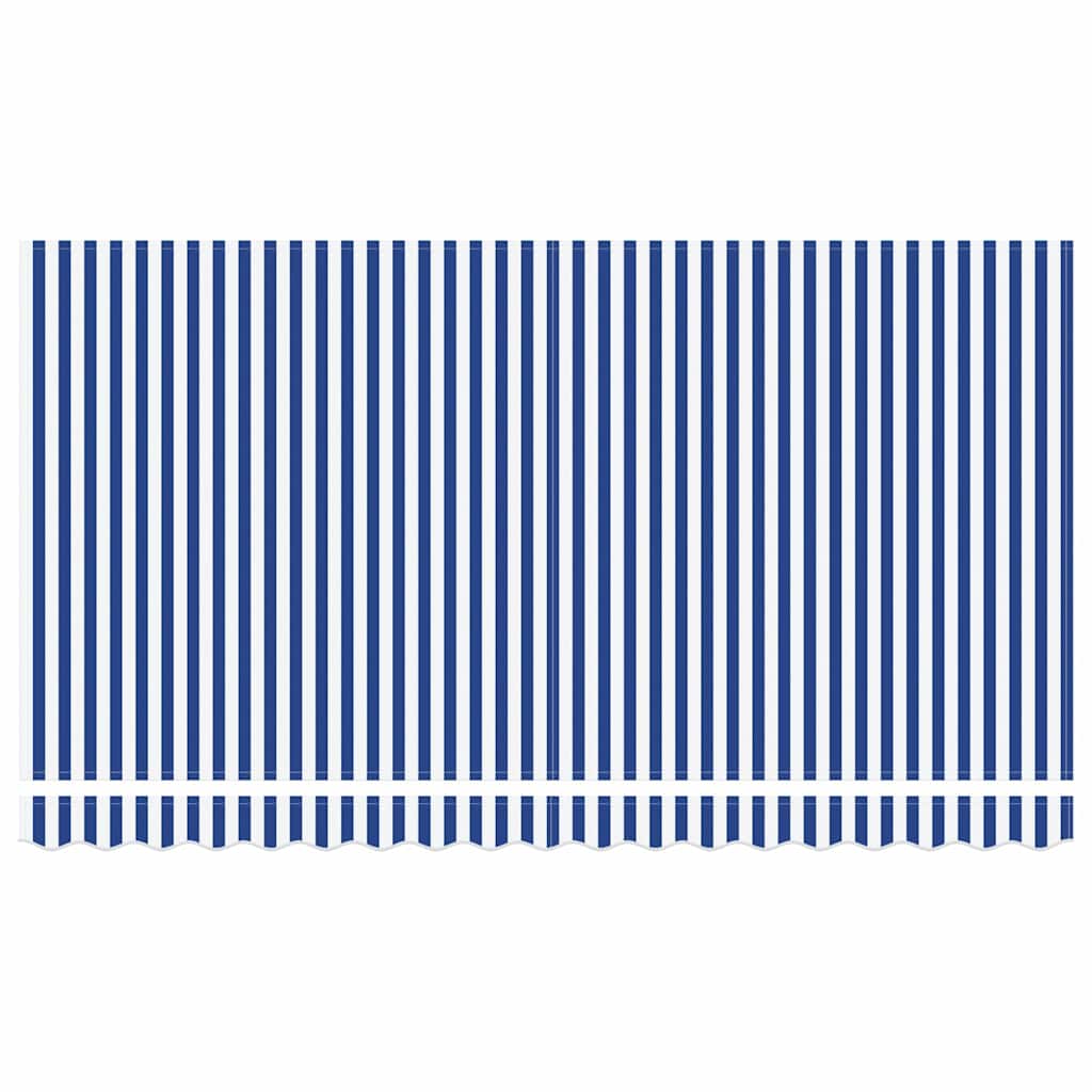 Telo di ricambio per tenda da sole Blu e Bianco 4 x 2 m