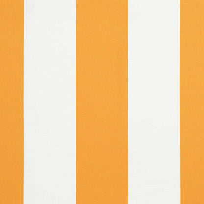 Telo di ricambio per tenda da sole Giallo e Bianco 235 x 195 cm