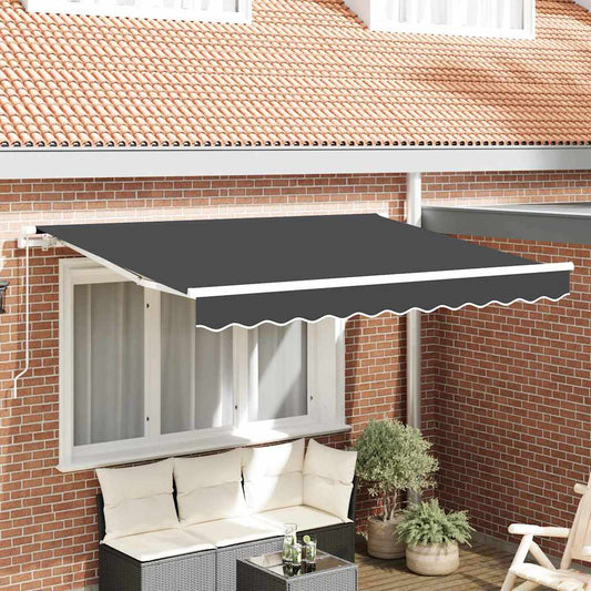 Telo di ricambio per tenda da sole Antracite 235 x 195 cm