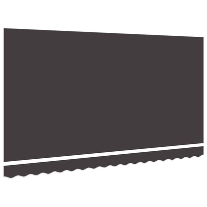 Telo di ricambio per tenda da sole Antracite 380 x 195 cm - homemem39