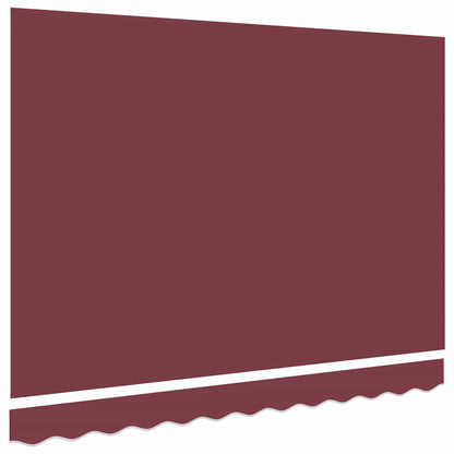 Telo di ricambio per tenda da sole Rosso Borgogna 2,5 x 2 m | homemem39