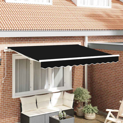 Telo di ricambio per tenda da sole Nero 300 x 250 cm Tela - homemem39