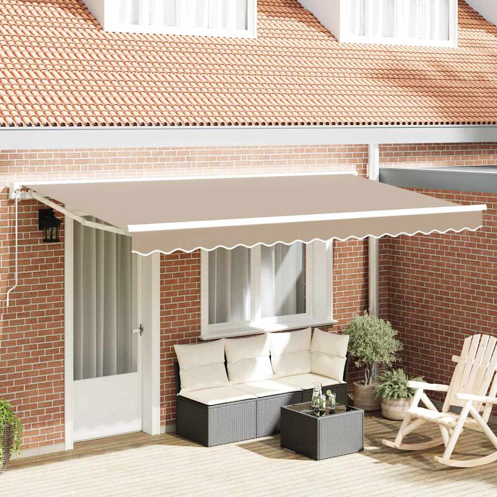Telo di ricambio per tenda da sole Beige 4 x 2 m Poliestere | homemem39