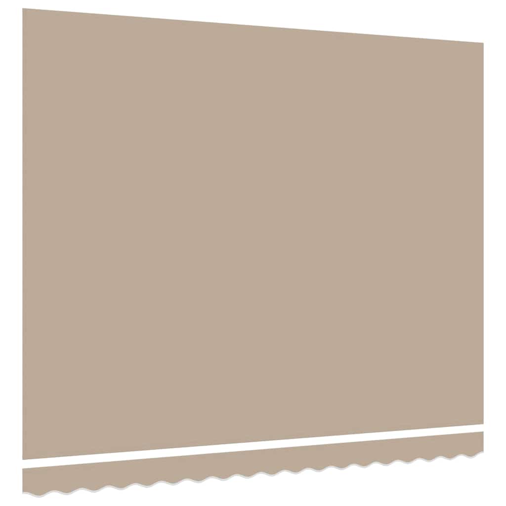 Telo di ricambio per tenda da sole Beige 4 × 3,5 m Poliestere