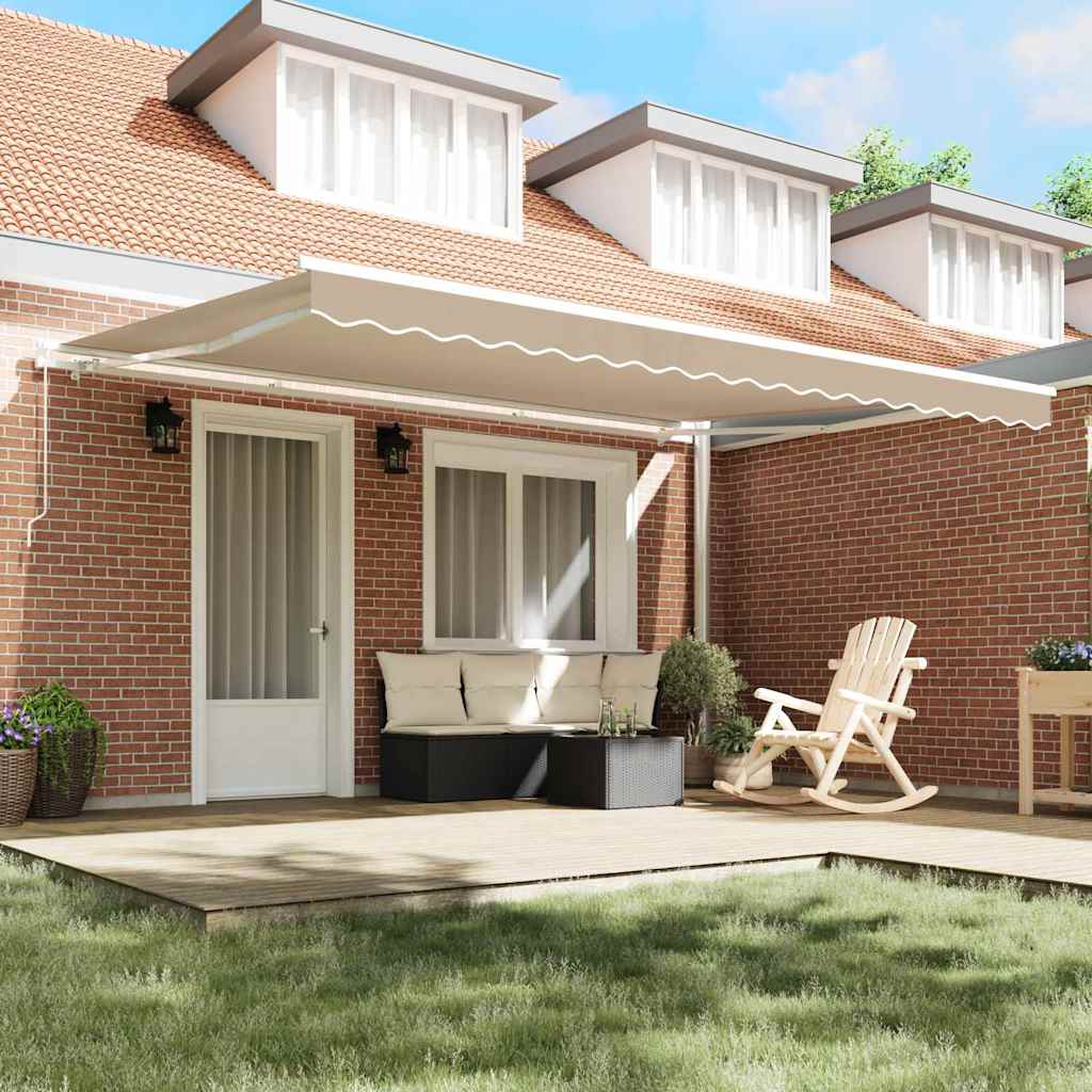 Telo di ricambio per tenda da sole Beige 430 x 345 cm | homemem39