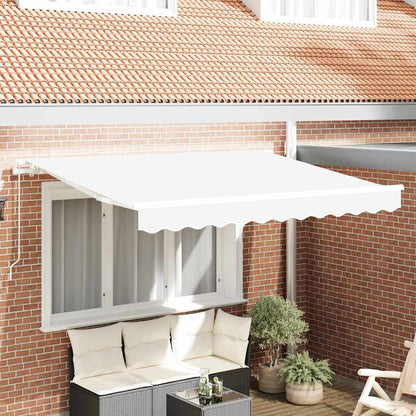 Telo di ricambio per tenda da sole Bianco 3,5 x 2 m Poliestere