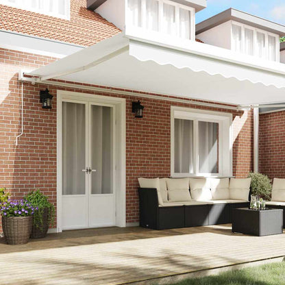 Telo di ricambio per tenda da sole Bianco 5 x 3 m Poliestere | homemem39