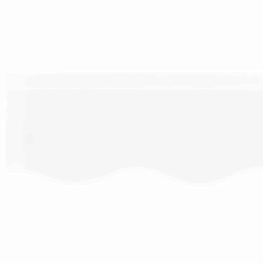 Telo di ricambio per tenda da sole Bianco 600 × 300 cm Tela - homemem39