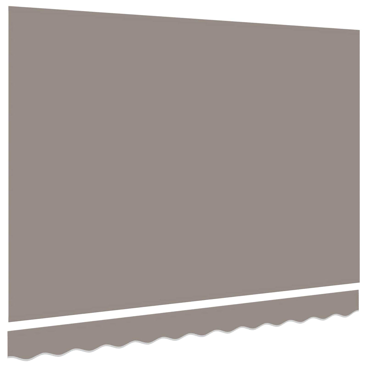 Telo di ricambio per tenda da sole Grigio Chiaro 280 x 245 cm - homemem39