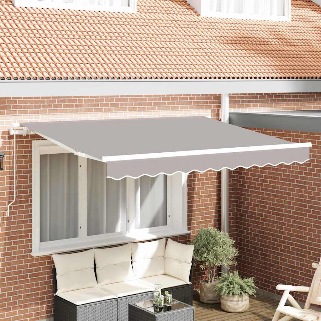 Telo di ricambio per tenda da sole Grigio chiaro 350 x 250 cm - homemem39