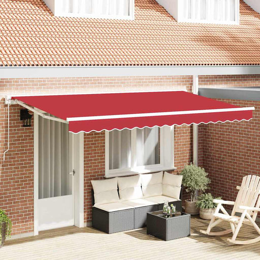 Telo di ricambio per tenda da sole Rosso 400 x 200 cm Tela - homemem39