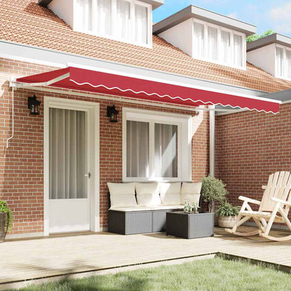 Telo di ricambio per tenda da sole Rosso 400 x 200 cm Tela - homemem39