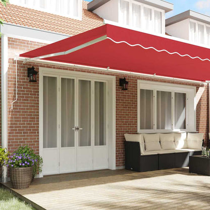 Telo di ricambio per tenda da sole Rosso 600 × 350 cm Tela - homemem39