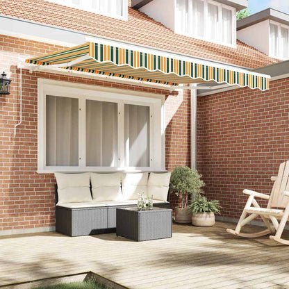 Telo di ricambio per tenda da sole Verde e giallo 3,5 x 2,5 m | homemem39