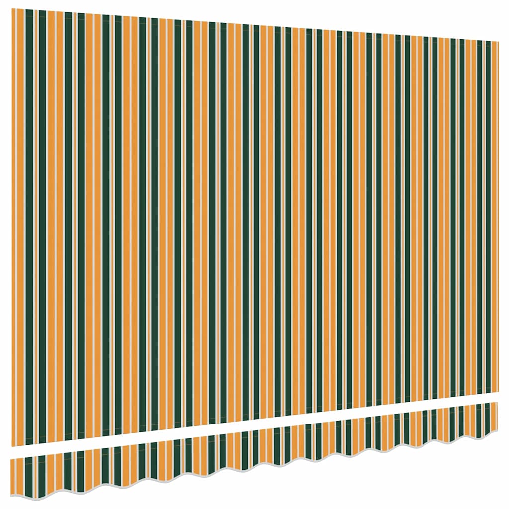 Telo di ricambio per tenda da sole Verde e giallo 3,5 x 2,5 m | homemem39