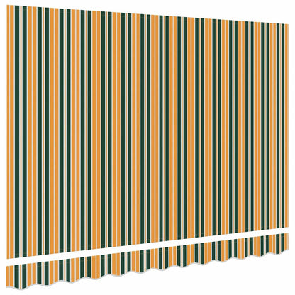 Telo di ricambio per tenda da sole Verde e giallo 3,5 x 2,5 m | homemem39