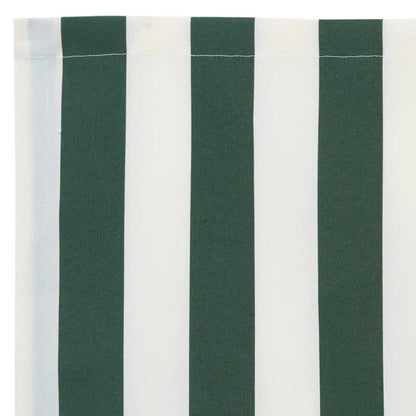 Telo di ricambio per tenda da sole Verde e Bianco 3 x 2,5 m | homemem39