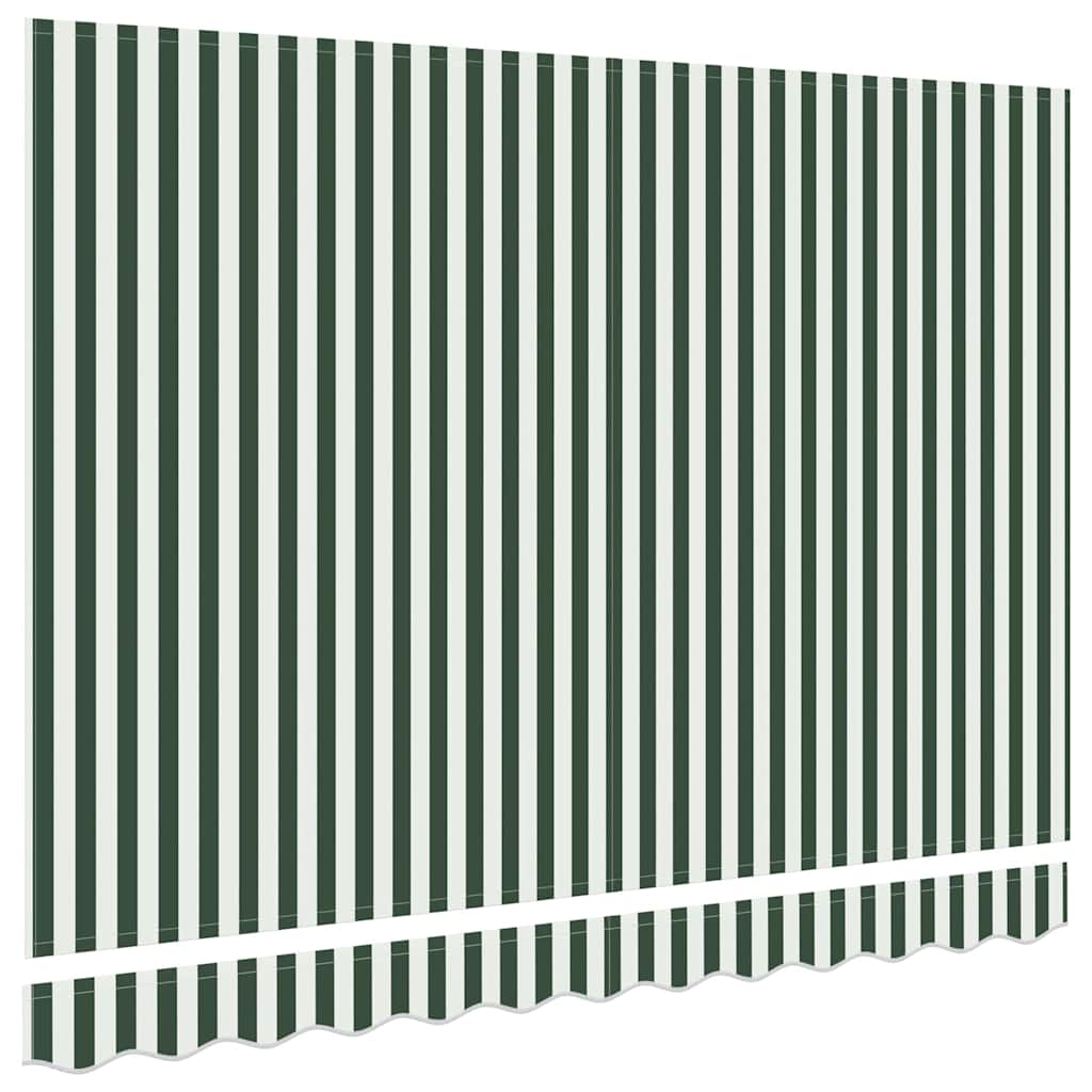 Telo di ricambio per tenda da sole Verde e Bianco 3 x 2,5 m | homemem39