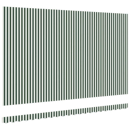 Telo di ricambio per tenda da sole Verde e Bianco 5 x 3 m | homemem39